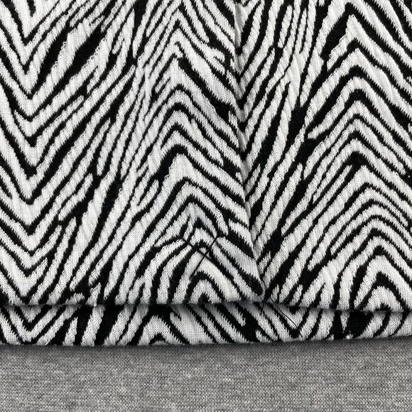 Vince Camuto Skirt Womens L Black White Zebra Jacquard Knit Pencil Office Career - Picture 8 of 10